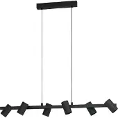 Eglo 99464 Gatuela 1 Hanglamp Staal Zwart - 6 x E14
