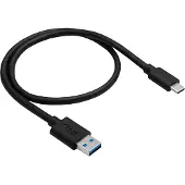 Akyga Usb A(M) - Usb Type C(M) Kabel 0,5M Versie 3.1 Voor Telefoons En