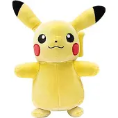 Pokémon Pikachu Corduroy Knuffelbeer, 21 cm, geel, geel, one size