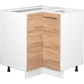 Vicco Fame-Line Hoekkast – 80.5 cm zonder werkblad Krachtige eik goud