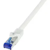 Logilink C6A101S Patchkabel Ultraflex, Cat.6A, S/FTP, weiß, 15 m