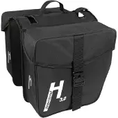 Haberland Dubbele tas Basic M 3.0, zwart, 31x31x12 cm, 25 liter