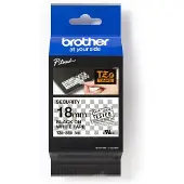 Brother TZe-SE4 Tape Zwart op wit (18 mm)