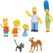 Simpsons The Simpsons Multipack Figure 6 Cm 7 Units Veelkleurig Kinderen