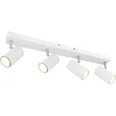 Globo Lighting Plafondspot mat wit 4 kappen met GU10 fittingen Robby