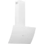 vidaXL Wandafzuigkap 60 cm staal en gehard glas wit