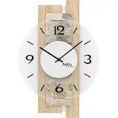 AMS - 9542 - wandklok - Quartz - Analoog
