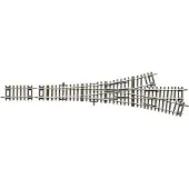 Roco H0 RocoLine (zonder ballastbed) 42454 Driewegwissel 287.5 mm 1 stuk(s)