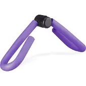 Relaxdays Oberschenkel-trainingsapparaat, voor armen en benen, multifunctionele trainingsapparaat voor thuisgebruik, adductoren trainer, beenpers, paars