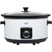 Adler - Mijoteuse - Afneembare keramische stoofpan - 5,8 L - Hittebestendige transporthandvatten