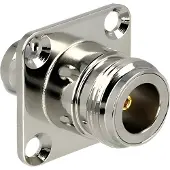 DeLOCK N (v) - SMA (v) inbouw adapter - 50 Ohm