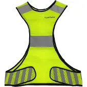 Tunturi X-shape Running Vest - X-vorm hardloopvest - Jogging reflectie vest Veiligheidsvest - Safety Vest - Veiligheidshesje - Hardloop veiligheidsvest - Reflecterend - Maat M