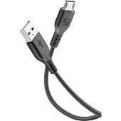 Cellularline 8018080131745, 1,2 meter, USB-A, Micro-USB B, zwart