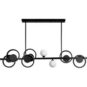 Toolight App1199-Cp Hanglamp Zwart 120X10X67Cm