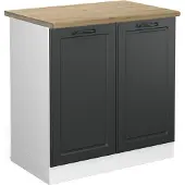 Vicco R-Line Wastafelkast – 80 cm, WB Eik Antraciet landhuis