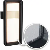 Paulmann Wandlamp buiten met bewegingssensor Reana, zwart, metaal, Modern