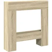 vidaXL Haardombouw 81x18x82 cm bewerkt hout sonoma eikenkleurig