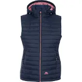 Trespass dames gewatteerde vest Aretha TP4390 (maat S) (marineblauw/oudroze)