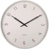 Karlsson - Wandklok - Sterk model - Grijs - Ø 40 cm