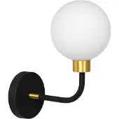 Toolight Wandlamp APP1301-1W Zwart Goud