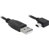 DeLOCK Mini USB kabel - USB A Stekker naar Mini USB Stekker - 2,0 Gegolfd Hig