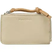 Marc O'Polo Leren Kaarthouder Zip Wallet Jonesboro Cream Beige