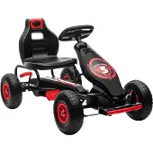 HOMCOM Go Kart mit verstellbarem Schalensitz 370-256V00