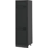 Vicco Koelkast ombouwkast R-Line Antraciet landhuis 60 cm, Model 53314