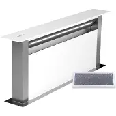 Klarstein Afzuigkap Royal Flush Eco | 713,8 m³/h - 604 m³/u - voor Keuken Inbouw - Recirculatie Afzuiging Touch Vetfilter RVS - RVS - Dampkap Wasemkap Kookplaatafzuiging