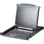 Aten CL1000M-ATA-SG PS/2 VGA 17" LCD Console met Spaans toetsenbord
