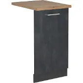 Vicco R-Line Vaatwasserfrontpaneel – 45 cm, WB Eik Zwart beton