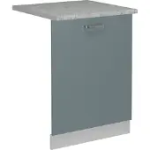 Vicco R-Line Vaatwasserfrontpaneel – 60 cm, WB Marmer Blauw-grijs