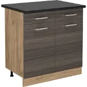Vicco R-Line Keukenonderkast – 80 cm, WB Antraciet Edel grijs
