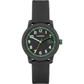 Lacoste Lacosteunisex voor kinderen. 2030042 3 wijzers zwart horloge (OSFA), Casual, Synthetisch, Riem, kinderkleding