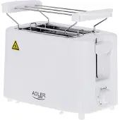 Adler Broodrooster Voor 2 Sneetjes AD 3223 - 900W