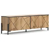 Vicco TV-meubel Hatto Eiken 156.8 x 50 cm, Model 40523