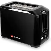Alpina Broodrooster, 2 sneetjes brood - 700 W - Zwart