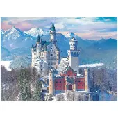 Sonstige Verlage Neuschwanstein Castle in Winter Puzzel (1000 stukjes)
