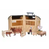 Collecta Farmer Set And Animals With Accessories Veelkleurig Kinderen