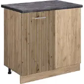 Vicco R-Line Hoekkast – 86 cm, WB Antraciet Artisanaal eiken