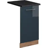Vicco Fame-Line Vaatwasserfrontpaneel – 45 cm, WB Antraciet Donkerblauw hoogglans