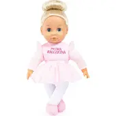 Bayer - Babypop Anna Prima Ballerina in roze 33 cm