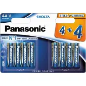 Panasonic penlight batterijen LR6EGE 4+4 (8 stuks) |