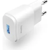 Hama USB-lader 6 W 1x USB-A wit binnen