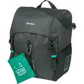 Basil Discovery 365D L enkele tas MIK Hooks- 20L- zwart gemeleerd.