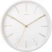 Karlsson Moderne wandklok, wit - , model: KA5898WH