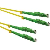 Roline vezeloptische kabel (LWL), dubbelkern, 9/125µm, OS2, LSH/LSH, APC-aansluiting, LSOH, geel, 3 meter