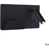 SLV LED Wandlamp | 15W 3000K 490lm 930 | IP20 Zwart | SOMNILA