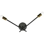 Toolight App1119-2W Wandlamp Zwart 13X60,5X12Cm