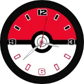 Otto Simon Pokémon wandklok Pokéball - Kinderkamer decoratie klok.